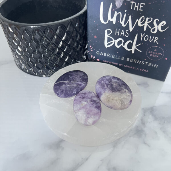 Lepidolite Worry Stone – Intuitively Chosen