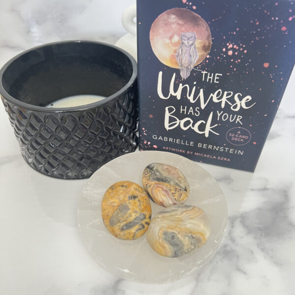 Bubble Bee Jasper Worry Stone – Intuitively Chosen